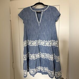 Roller Rabbit Blue Chambray Pamela Dress